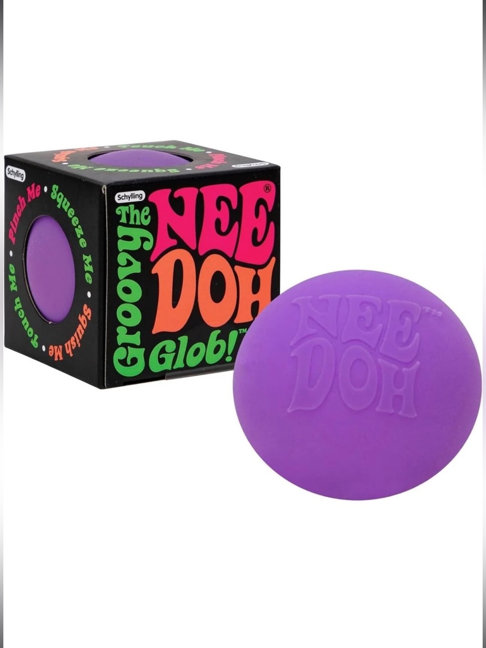 Schylling NeeDoh The Groovy Glob Purple NEW